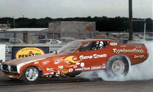 Image result for Gene snow funny car