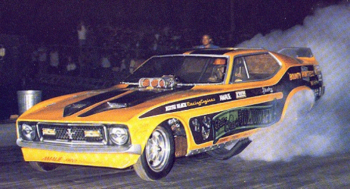 Slixx Decals Shirley Muldowney Bounty Huntress Mustang Funny Car